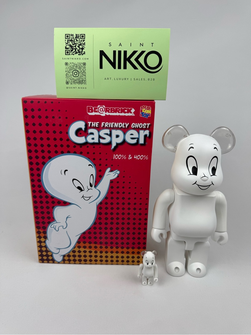Casper BE@RBRICK Home Art Sculpture - White by